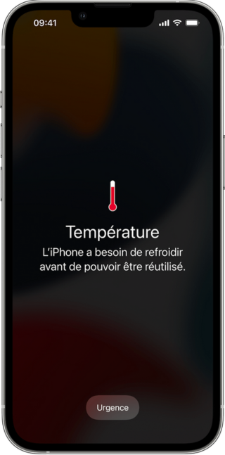 message température iphone