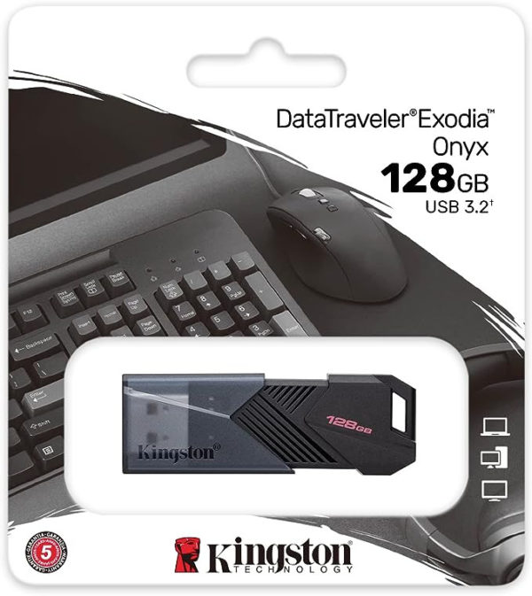 Kingston DataTraveler Exodia Onyx Clé USB Flash Drive 3.2 Gen 1 DTXON/128GB